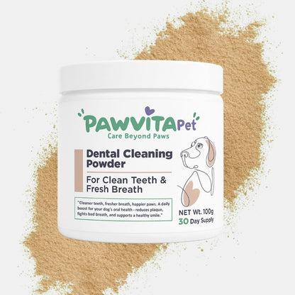 PawVitaPet Köpek Diş Temizleme Tozu – %100 Doğal